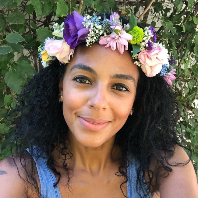 Marsha Thomason as seen in a selfie that was taken in September 2018