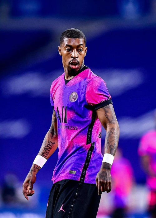 Presnel Kimpembe as seen in an Instagram Post in March 2021