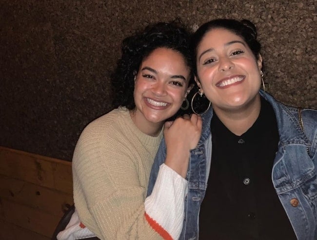 Sarah-Nicole Robles (Left) and Carla in July 2019