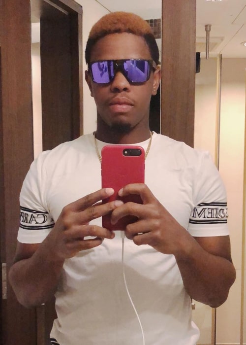 Shimron Hetmyer in an Instagram selfie from October 2018