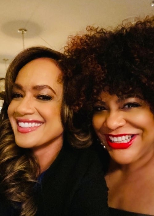 Tammy Townsend (Left) and Kim Coles as seen in an Instagram post in March 2021