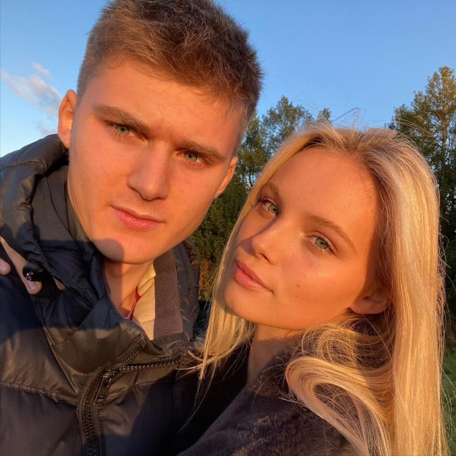 Tara Halliwell and her boyfriend Ollie Smith as seen in a selfie that was taken in Surrey in November 2020