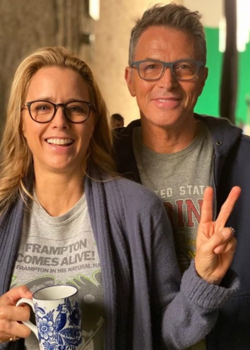 Tim Daly and Téa Leoni, as seen in November 2019