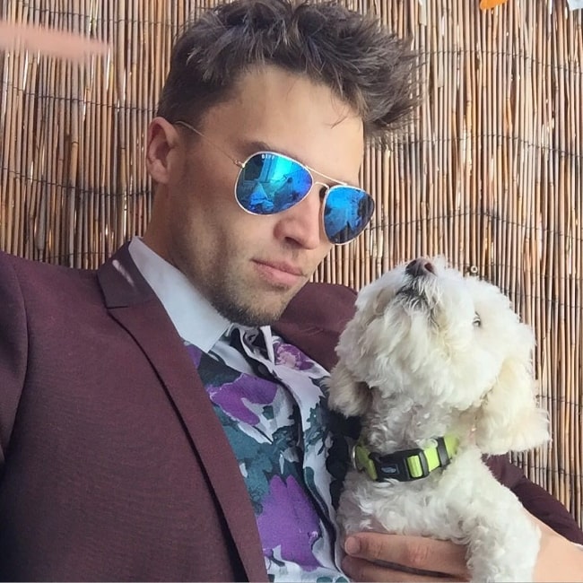Tom Schwartz and his dog Gordo in September 2016