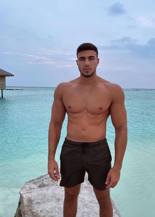 Tommy Fury as seen in a picture that was taken in the Maldives in December 2020