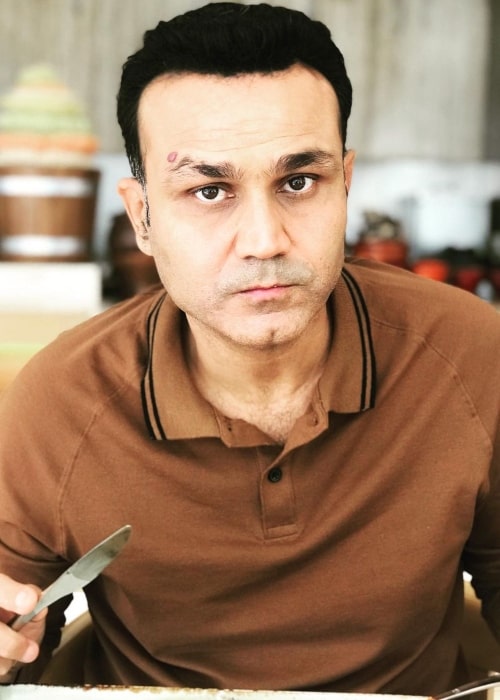 Virender Sehwag as seen in an Instagram Post in October 2020