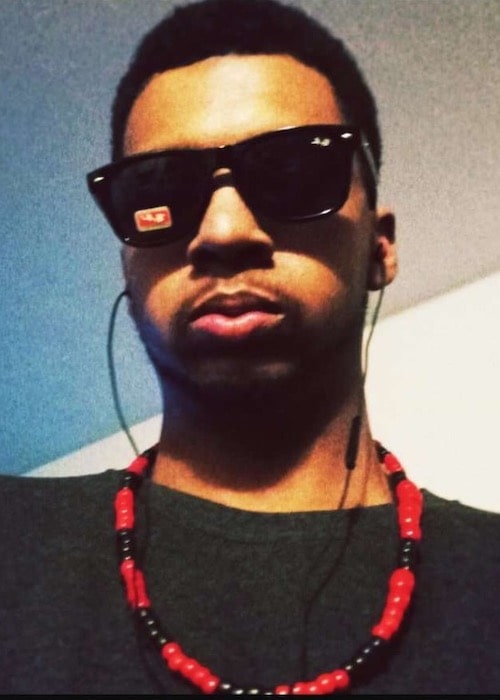 Yung Phonikz wearing sunglasses