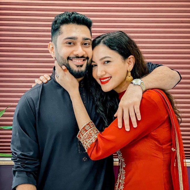 Zaid Darbar and Gauahar Khan in May 2021