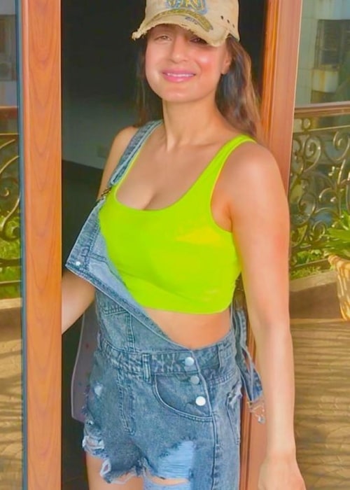 Ameesha Patel as seen in an Instagram Post in October 2020