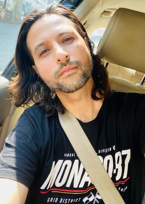 Apurva Agnihotri as seen while taking a selfie in 2021