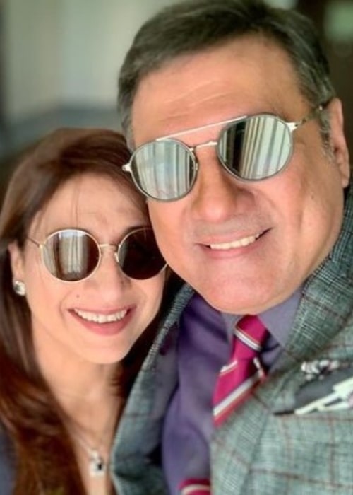 Boman Irani and Zenobia Irani, as seen in January 2021