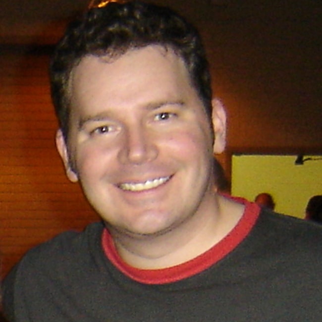 Brad Sherwood as seen in a picture that was taken after an improv show with Colin Mochrie in Fort Myers, Florida in March 2006