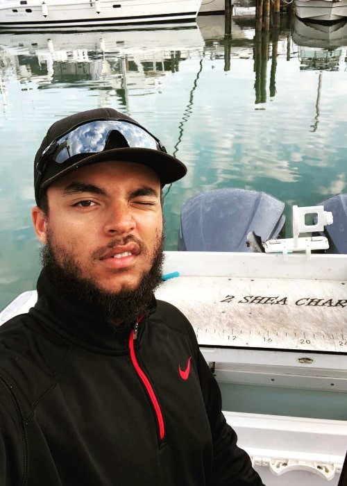 Connor Cruise as seen while taking a selfie in Clearwater, Florida in March 2018