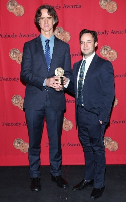 Danny Strong (Right) and Jay Roach pictured at the 2013 Peabody Awards