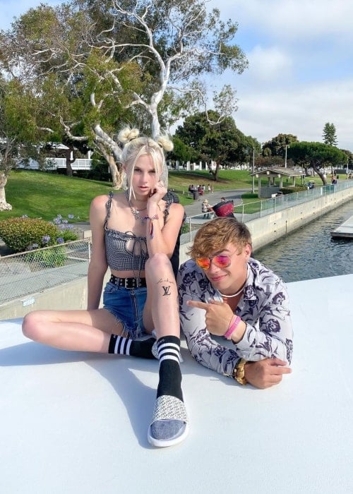 Dayna Marie as seen in a picture that was taken with content creator Kyle Colver in Marina del Rey, California in June 2020