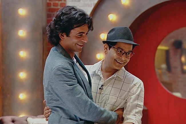 Gaurav Gera (Right) and Sunil Grover as seen in an Instagram post in May 2021