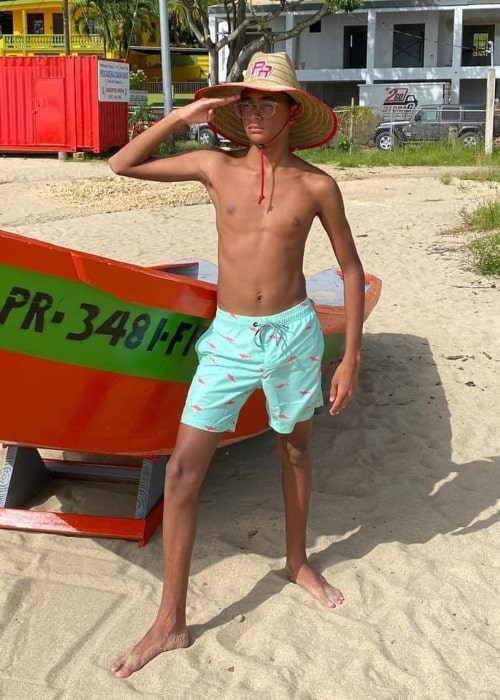 Gregory Diaz IV as seen in a picture that was taken in Puerto Rico in August 2020