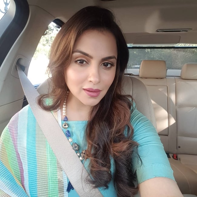 Gurdeep Kohli as seen while taking a car selfie in June 2019