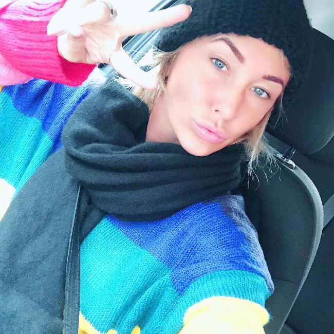 Jenny Frost as seen in an Instagram selfie in 2018