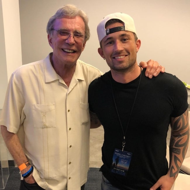 Michael Ray (Right) and Bob Kingsley in an Instagram post in October 2019