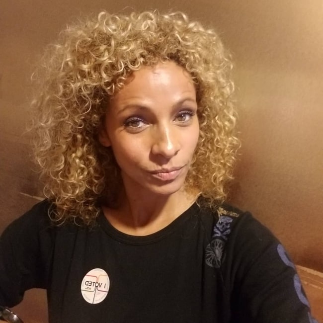 Michelle Hurd as seen in November 2018