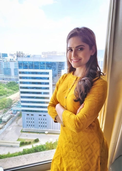 Naina Ganguly posing for a picture in June 2021