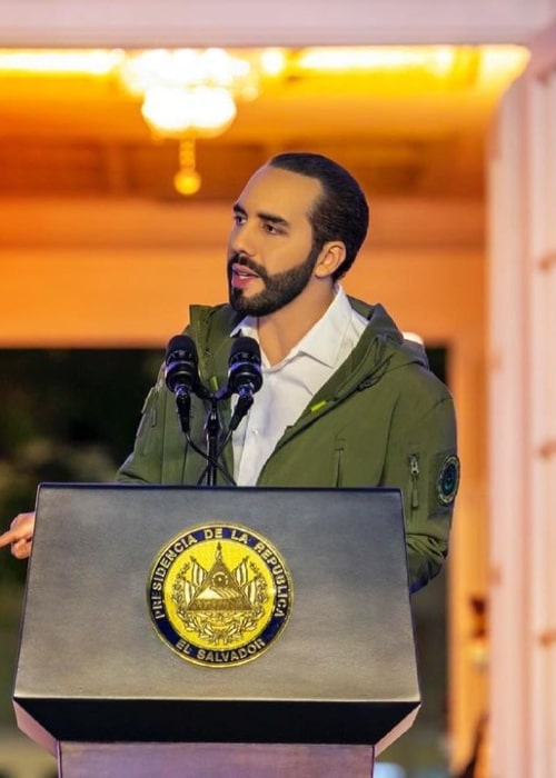 Nayib Bukele as seen in an Instagram Post in April 2021