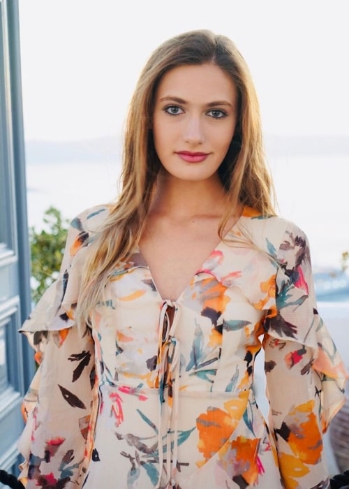 Nicole Elizabeth Berger in Santorini in September 2019