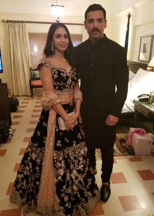 Priya Runchal and John Abraham as seen in a throwback post on Instagram in June 2021