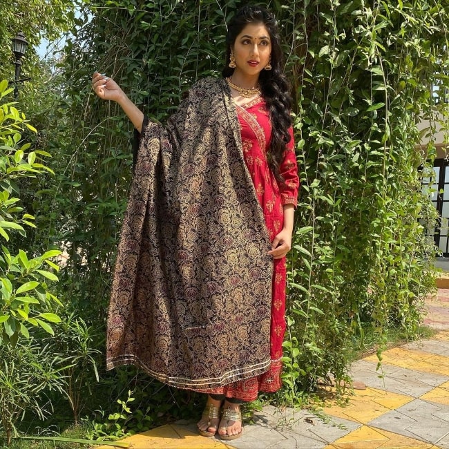 Reema Worah as seen while posing for the camera in April 2021