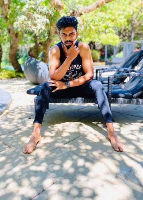 Ruturaj Gaikwad as seen in an Instagram Post in March 2020