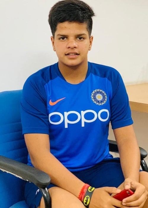 Shafali Verma as seen in an Instagram Post in June 2019