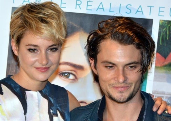 Shiloh Fernandez and Shailene Woodley at the French premiere of 'White Bird' in 2014