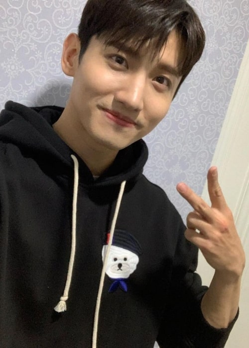 Shim Chang-min as seen in a selfie that was taken in December 2020