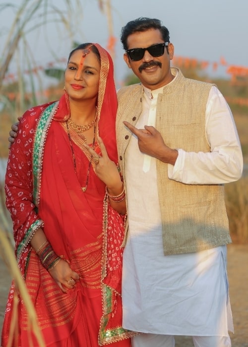 Sohum Shah as seen while posing for a picture alongside Huma Qureshi