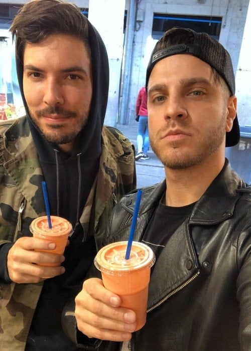 Spencer Charnas (Right) and Ricky Armellino in Poznan, Poland in March 2020