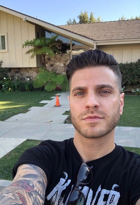 Spencer Charnas as seen while clicking a selfie in Studio City in February 2021