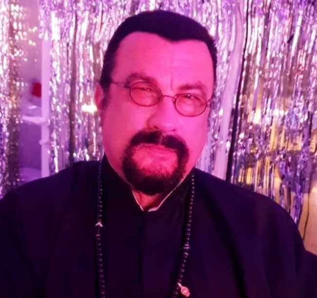 Steven Seagal in January 2020 wishing everyone a happy new year