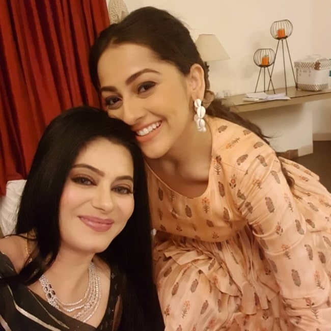 Tassnim Sheikh and actress Anagha Bhosale as seen in a selfie that was taken in June 2021