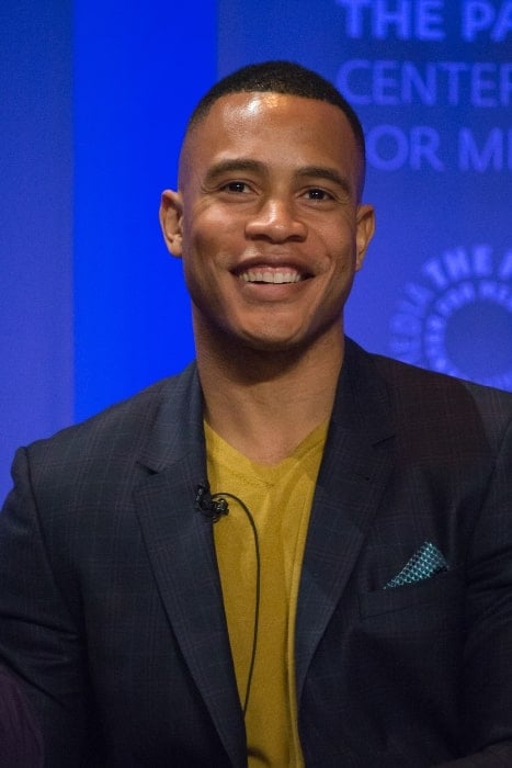 Trai Byers at the 2016 PaleyFest presentation in Los Angeles for the TV show 'Empire'
