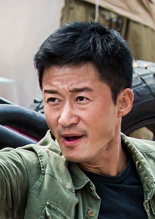 Wu Jing as seen shooting for the film Wolf Warrior 2 in 2016