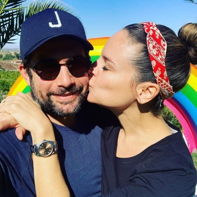 Yara Martinez and her husband Joe Lewis sharing a romantic moment on the day of his birthday in a selfie that was taken in November 2019