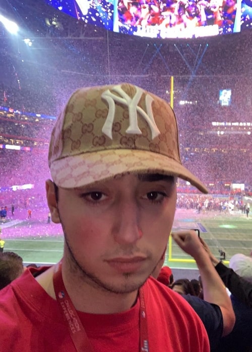 Zack Bia as seen in a selfie that was taken in February 2019