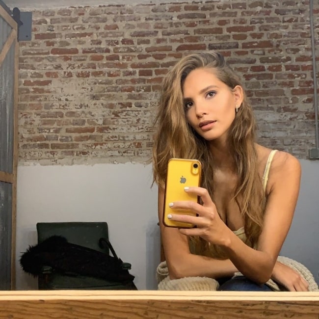 Alejandra Efimer as seen in a selfie that was taken in Madrid, Spain in December 2020