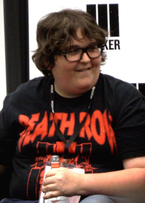 Andy Milonakis at the 2012 VidCon in Anaheim, California