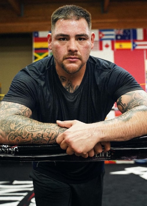 Andy Ruiz Jr. as seen in an Instagram Post in April 2021