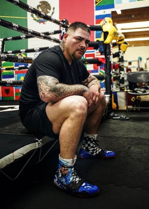 Andy Ruiz Jr. as seen in an Instagram Post in June 2021