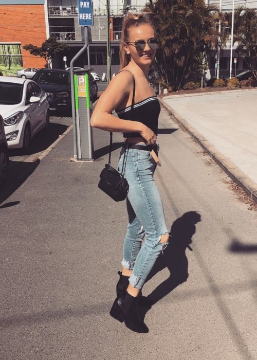 Ariarne Titmus as seen in a picture that was taken in Newstead, Queensland, Australia in September 2018
