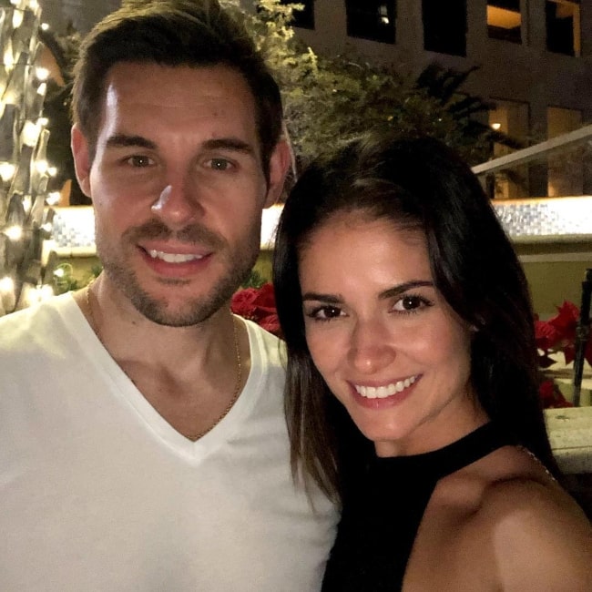 Carla Ossa as seen in a picture that was taken with her husband Matthew in January 2019