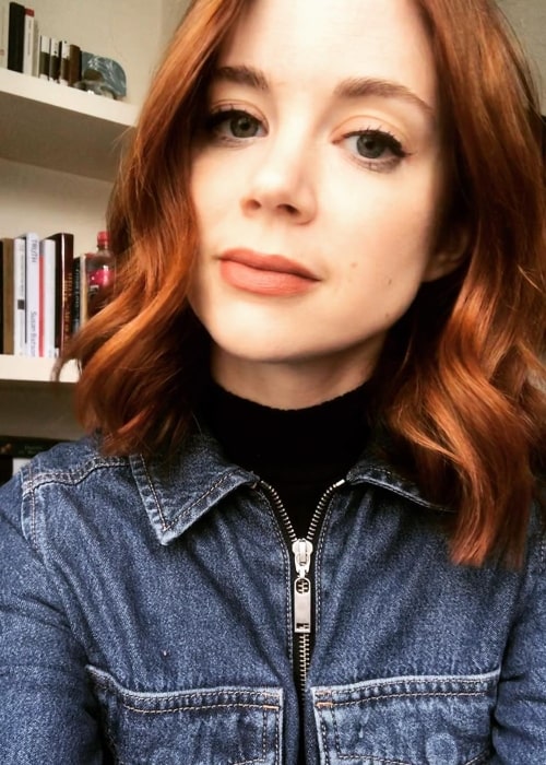 Charlotte Hope as seen in a selfie that was taken in April 2019
